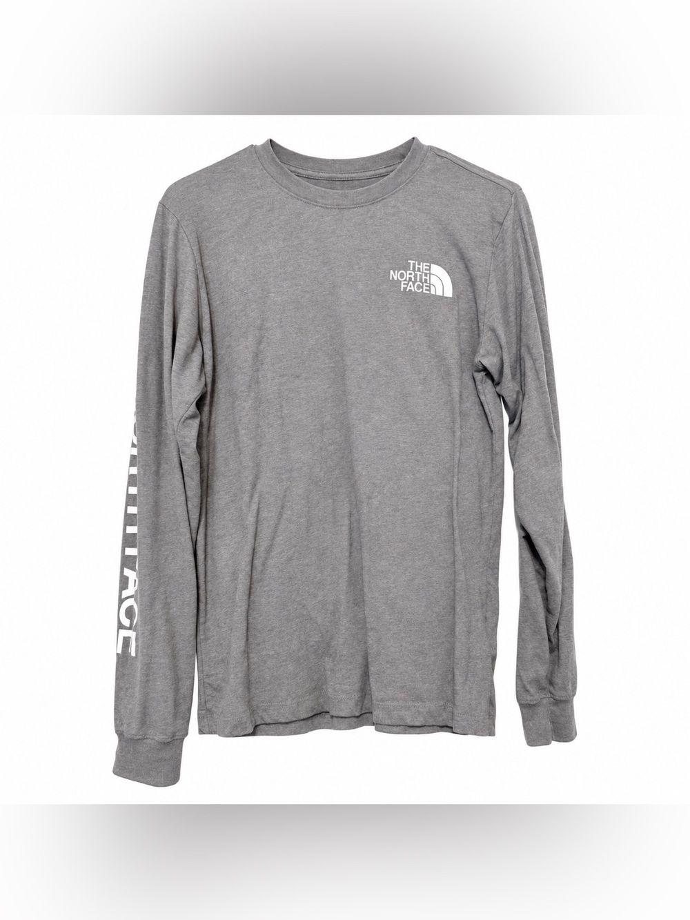 The North Face Gray Logo Sleeve Tee Men’s Small